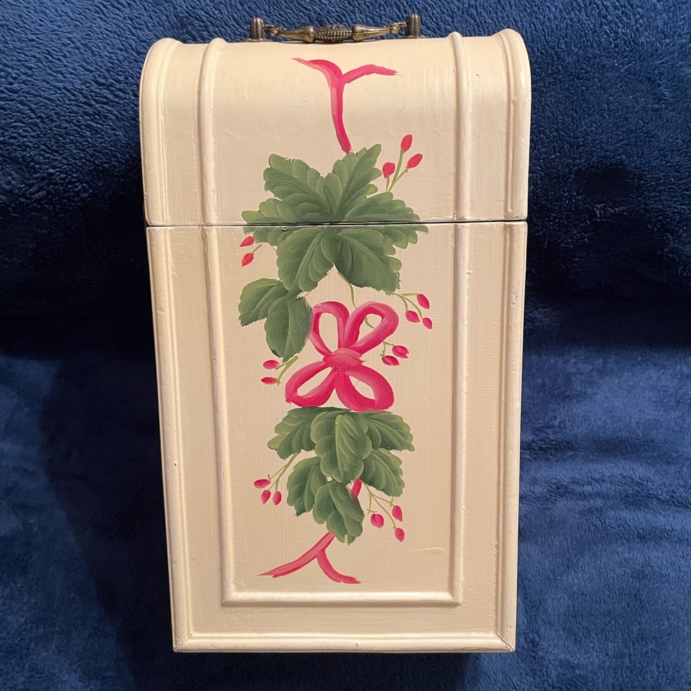 Artistic Moments Hand Painted Wooden Christmas Box
